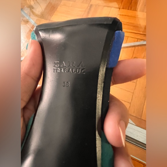 Zara shoes size 38, blue , green , black colour - Picture 5 of 6